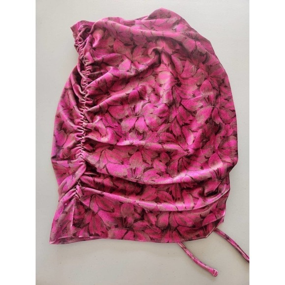 NWT Anthropologie Ruched Velvet Floral Mini Skirt Pull On Size XXS - Picture 5 of 11
